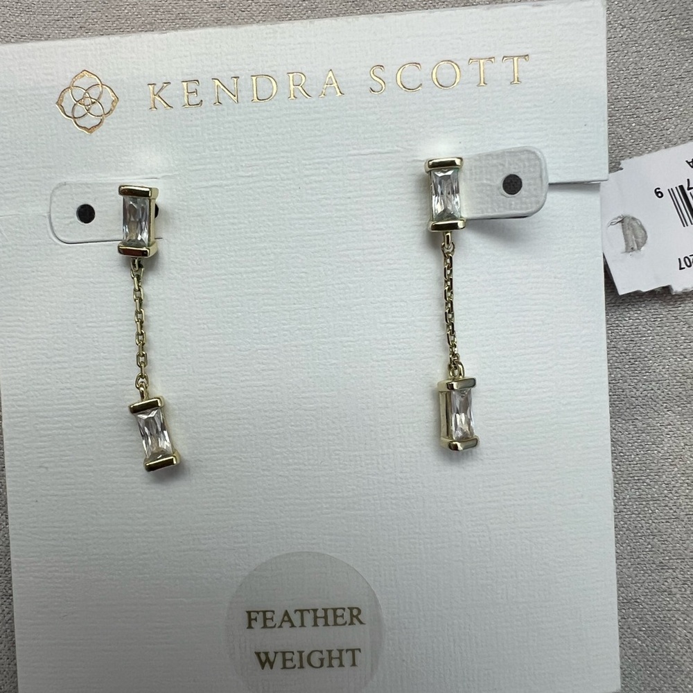 Kendra Scott Gold Juliette drop earrings